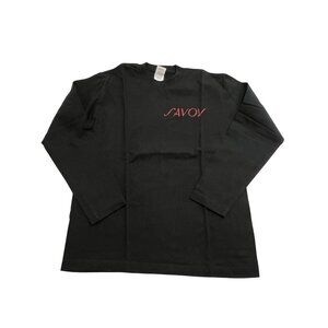 Savoy Logo Crewneck Sweatshirt in Black